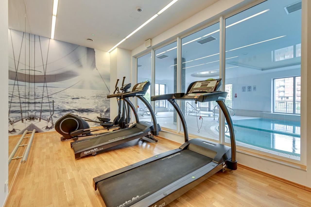 Apartments Waterlane Island Pool & Gym Spa Gdaňsk Exteriér fotografie